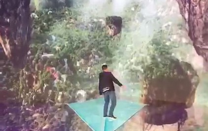 沉浸式折幕投影系統